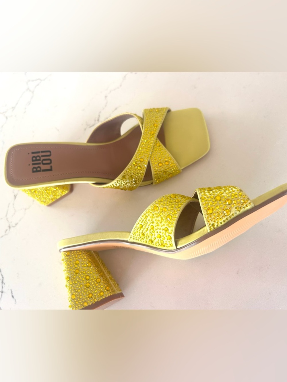 Bibi Lou Shay jeweled sandals from Anthropologie